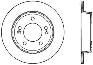 StopTech - CROSS DRILLED ROTOR 128.51043L - Image 1