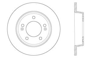 StopTech - CROSS DRILLED ROTOR 128.51043L - Image 2