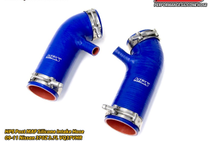 2009+ Infiniti G37 HPS Silicone Air Intake Hose 3-Ply Reinforced - Blue