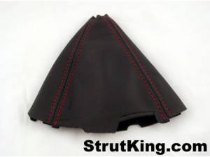 2006-2011 Honda Civic Strut King Leather Shift Boot (Red Stitching)