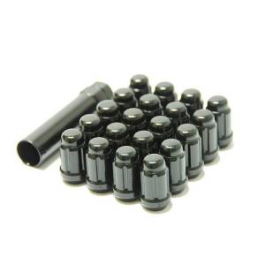 Muteki Closed Ended Lug Nuts 12 x 1.5 (Set Of 20) - Black