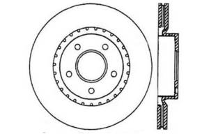 StopTech - Cross Drilled Rotor 128.42074L - Image 3