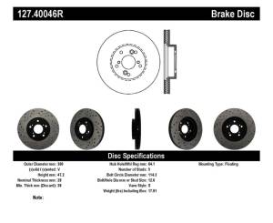 StopTech - Slot/Drill Rotor 127.40046R - Image 1