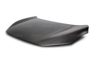 Seibon - Seibon 2016-2017 Honda Civic Coupe/Sedan/Hatchback OEM Style Carbon Fiber Hood HD16HDCV-OE - Image 2