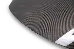 Seibon - Seibon 2016-2017 Honda Civic Coupe/Sedan/Hatchback OEM Style Carbon Fiber Hood HD16HDCV-OE - Image 9