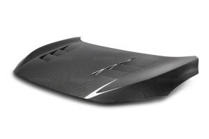 Seibon - Seibon 2016-2018 Honda Civic Coupe/Sedan/Hatchback TS-Style Carbon Fiber Hood HD16HDCV-TS - Image 2