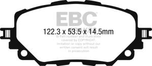 EBC Brakes - EBC Yellowstuff Pads DP42263R - Image 2