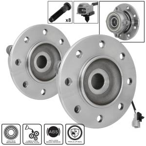 xTune Wheel Bearing and Hub ABS Dodge Ram 3500 98-99 - Front Left and Right BH-515068-69 9939402