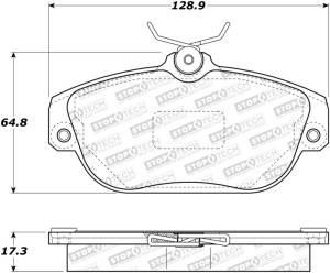 Brake Pads W/Hrdwr 308.05420