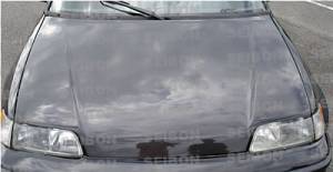 1988-1991 Honda Civic HB and CRX Seibon Carbon Fiber Hood - OEM Style