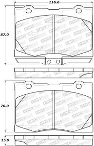 StopTech - Brake Pads W/Hrdwr 308.10910 - Image 2
