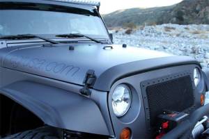 EGR - EGR 07-13 Jeep Wrangler Unlimited Superguard Hood Shield - Matte (305155) 305155WB - Image 2