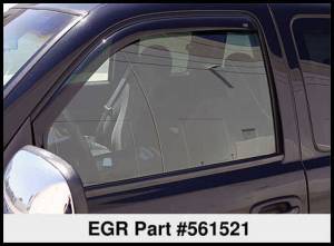 EGR - EGR 99+ Chev Silverado/GMC Sierra In-Channel Window Visors - Set of 2 (561521) 561521WB - Image 3