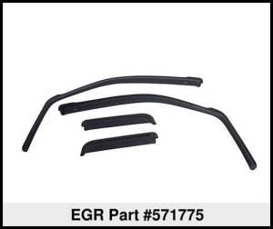 EGR - EGR 14+ Chev Silverado/GMC Sierra Crw Cab In-Channel Window Visors - Set of 4 - Matte (571775) 571775WB - Image 5
