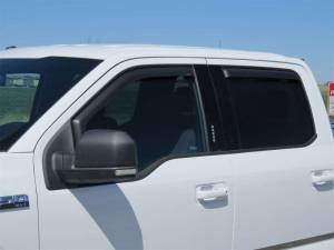 EGR - EGR 15+ Ford F150 Crew Cab In-Channel Window Visors - Set of 4 - Matte (573495) 573495WB - Image 2