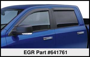 EGR - EGR 15+ Chev Suburban/GMC Yukon XL Tape-On Window Visors - Set of 4 (641761) 641761WB - Image 3