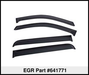 EGR - EGR 14+ Chev Silverado Crew Cab Tape-On Window Visors - Set of 4 (641771) 641771WB - Image 5