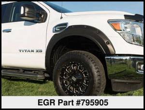 EGR - EGR 16+ Nissan Titan XD Bolt-On Look Fender Flares - Set - Matte (795905) 795905WB - Image 5