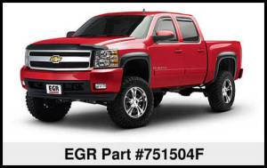 EGR - EGR 07-13 Chev Silverado Rugged Look Fender Flares - Front Pair (751504F) 751504FWB - Image 5