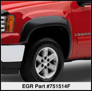 EGR - EGR 07-13 GMC Sierra LD Rugged Look Fender Flares - Front Pair (751514F) 751514FWB - Image 3