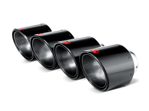 Akrapovic 06-13 Chevrolet Corvette ZO6/ZR1 (C6) Tail Pipe Set (Carbon 115 mm) TP-CT/1