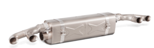 Akrapovic - Akrapovic 16-17 Porsche 911 Turbo/Turbo S (991.2) Slip-On Line (Titanium) (Req. Tips/Diffuser) S-PO/TI/6H - Image 2