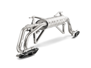 Akrapovic - Akrapovic 16-17 Audi R8 5.2 FSI Coupe/Spyder Slip-On Line (Titanium) w/ Carbon Titanium Tips S-AUR8SO3-T - Image 2