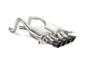 Akrapovic 14-17 Chevrolet Corvette Z06 (C7) Slip-On Line (Titanium) w/ Carbon Tips MTP-CO/TI/2