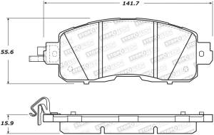 StopTech - Brake Pads W/Hrdwr 308.16500 - Image 2