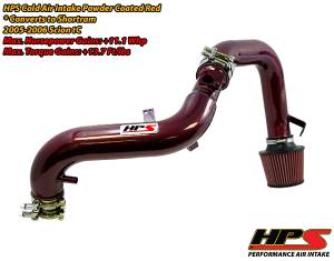 2005-2006 Scion tC HPS Cold Air Intake (Red)