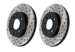 2006-2011 Honda Civic Si StopTech Slotted & Drilled Sport Rotors (Front L&R)