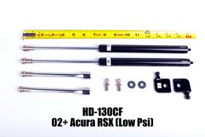 2002-2006 Acura RSX NRG Innovations Hood Dampers - Carbon Fiber