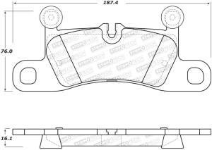 StopTech - BRAKE PADS w/HRDWR 308.14530 - Image 2