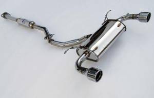 2013 Scion FR-S Invidia Q300 Rolled Stainless Steel Tips Cat-Back Exhaust