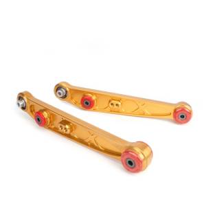 1988-1991 Honda Civic and CRX Skunk2 Alpha Series Rear Lower Control Arms - Gold Anodized