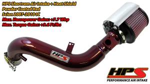 2007-2010 Scion tC HPS Shortram Air Intake - Red