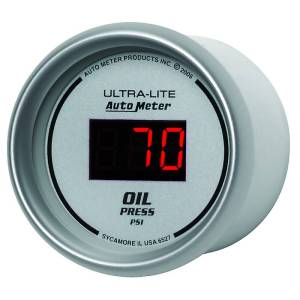 Auto Meter - 2-1/16" OIL PRESS, 0 6527 - Image 2