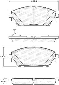 StopTech - Brake Pads W/Hrdwr 308.17280 - Image 2