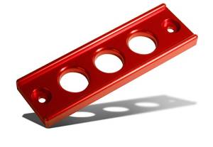 Honda/Acura Blox Billet Battery Tiedown - Red