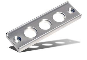 Honda/Acura Blox Billet Battery Tiedown - Silver