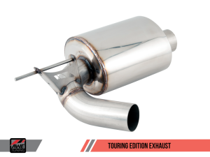 AWE Tuning - AWE Tuning BMW F3X 340i Touring Edition Axle-Back Exhaust - Diamond Black Tips (90mm) 3010-33040 - Image 3
