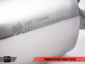 AWE Tuning - AWE Tuning BMW F3X 340i Touring Edition Axle-Back Exhaust - Diamond Black Tips (90mm) 3010-33040 - Image 4