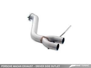 AWE Tuning - AWE Tuning Porsche Macan Track Edition Exhaust System - Diamond Black 102mm Tips 3020-43040 - Image 2