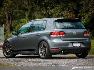 AWE Tuning - AWE Tuning Mk6 GTI Performance Catback - Diamond Black Round Tips 3015-33038 - Image 3