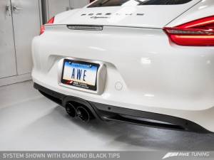 AWE Tuning - AWE Tuning Porsche 981 Performance Exhaust System - w/Diamond Black Tips 3010-33024 - Image 4