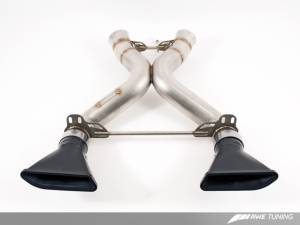 AWE Tuning - AWE Tuning McLaren MP4-12C Performance Exhaust - Black Tips 3010-33012 - Image 1