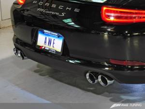 AWE Tuning - AWE Tuning Porsche 991 SwitchPath Exhaust for Non-PSE Cars Chrome Silver Tips 3025-42012 - Image 5