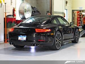 AWE Tuning - AWE Tuning Porsche 991 SwitchPath Exhaust for PSE Cars Diamond Black Tips 3025-43012 - Image 5
