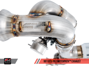 AWE Tuning - AWE Tuning Porsche 991 GT3 / RS SwitchPath Exhaust - Chrome Silver Tips 3025-32016 - Image 3