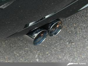 AWE Tuning - AWE Tuning Audi B7 S4 Touring Edition Exhaust - Diamond Black Tips 3015-43016 - Image 2